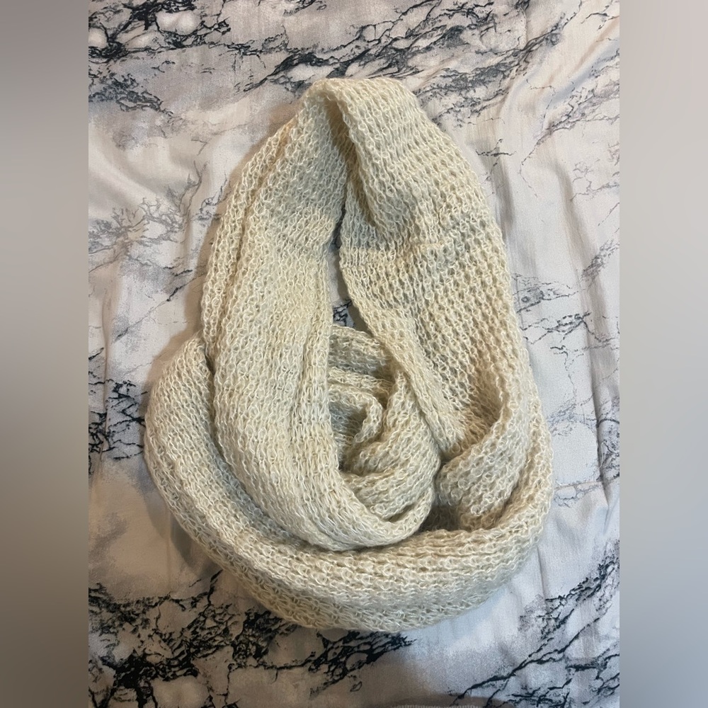 Ivory infinity scarf